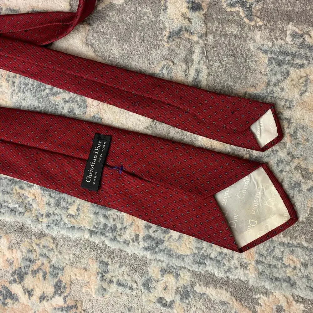 Vintage Dior Christian Dior Skinny Tie Men's - Picture 2 of 4